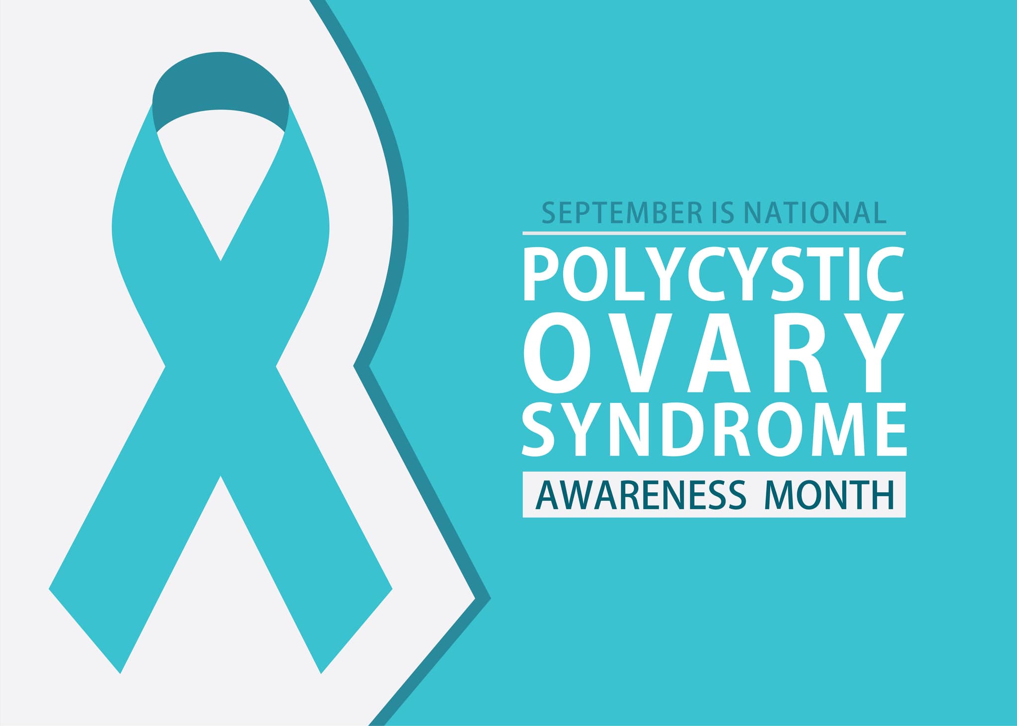 Polycystic Ovary Syndrome Awareness Month poster design.